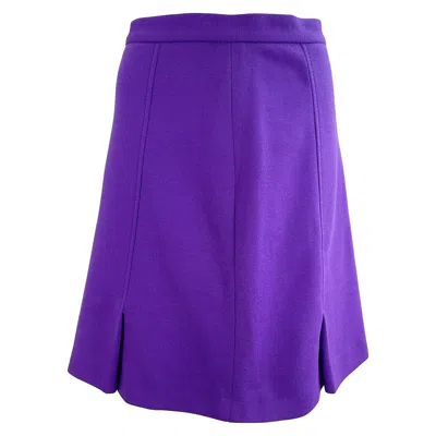 Pre-owned Moschino Cheap And Chic Nwt Moschino Cheap & Chic 2000s Size 10 Purple Rayon A - Line Y2k Skirt