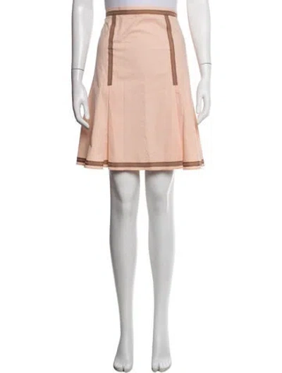 Pre-owned Moschino Cheap And Chic Pleated Accents Mini Skirt In Pink