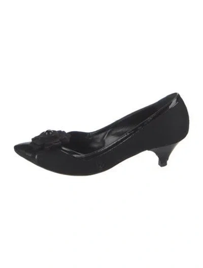 Pre-owned Moschino Cheap And Chic Suede Pumps In Black