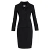 Moschino Cheap & Chic Suit Set In Black Wool In Black