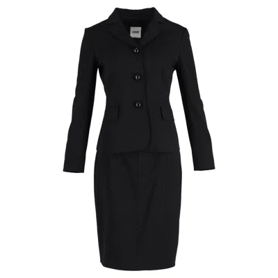 Moschino Cheap & Chic Suit Set In Black Wool In Black