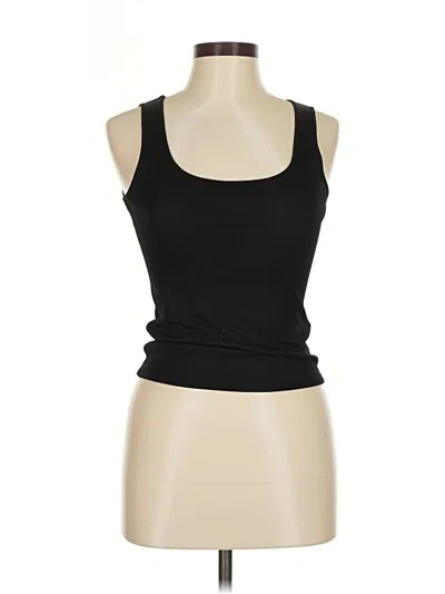 Pre-owned Moschino Cheap And Chic Tank Top Black Strapless Neckline Tops