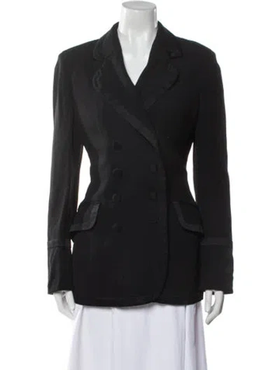Pre-owned Moschino Cheap And Chic Vintage 1990's Blazer In Black
