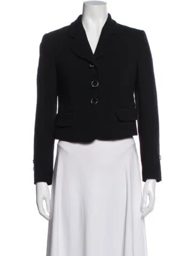 Pre-owned Moschino Cheap And Chic Vintage 1990's Blazer In Black