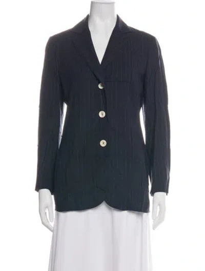 Pre-owned Moschino Cheap And Chic Vintage 1990's Blazer In Blue