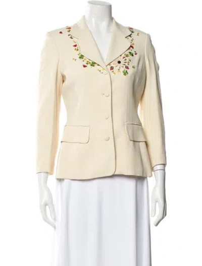 Pre-owned Moschino Cheap And Chic Vintage 1990's Blazer In Neutral