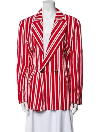 Pre-owned Moschino Cheap And Chic Vintage 1990's Blazer In Red