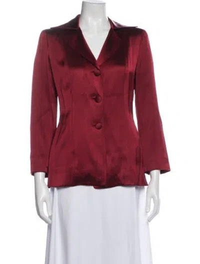 Pre-owned Moschino Cheap And Chic Vintage 1990's Blazer In Red