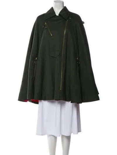 Pre-owned Moschino Cheap And Chic Vintage 1990's Coat In Green