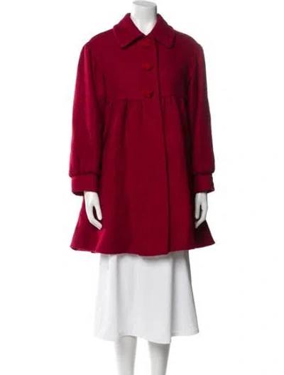 Pre-owned Moschino Cheap And Chic Vintage 1990's Coat In Red