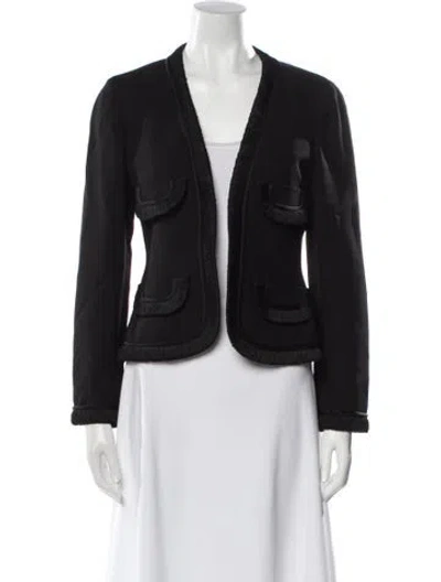 Pre-owned Moschino Cheap And Chic Vintage 1990's Evening Jacket In Black