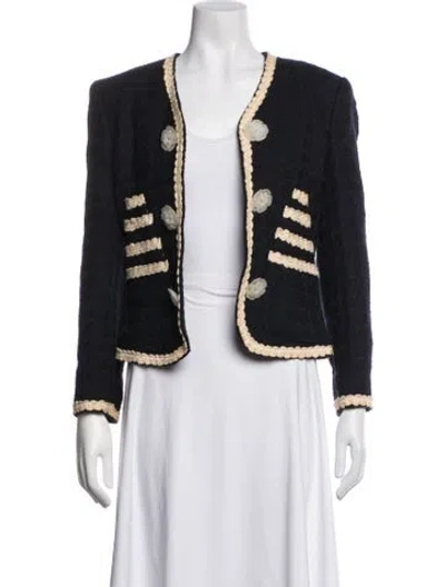 Pre-owned Moschino Cheap And Chic Vintage 1990's Jacket In Blue