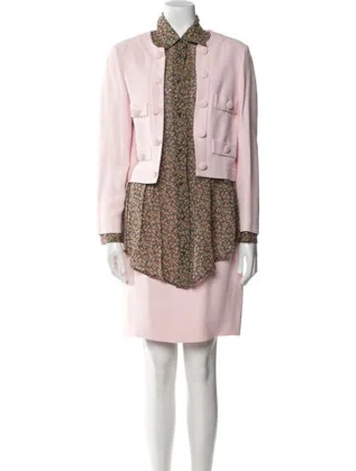 Pre-owned Moschino Cheap And Chic Vintage 1990's Skirt Suit In Pink