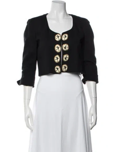 Pre-owned Moschino Cheap And Chic Vintage 1994 Jacket In Black