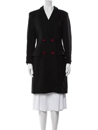 Pre-owned Moschino Cheap And Chic Vintage 1996 Coat In Black