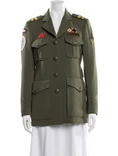 Pre-owned Moschino Cheap And Chic Vintage 1997 Jacket In Green