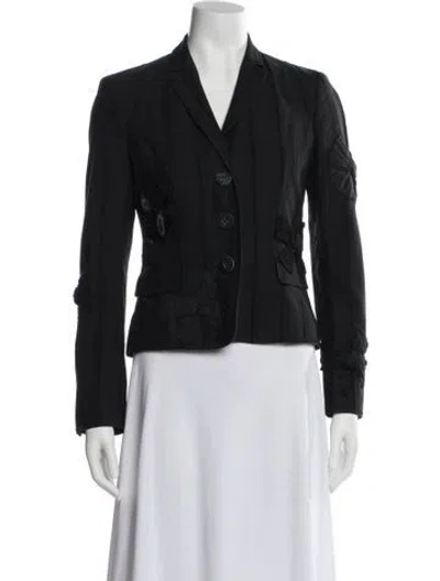 Pre-owned Moschino Cheap And Chic Vintage 2000's Blazer In Black