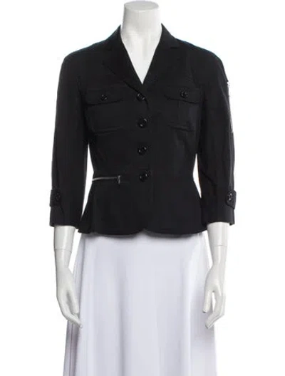 Pre-owned Moschino Cheap And Chic Vintage 2000's Blazer In Black