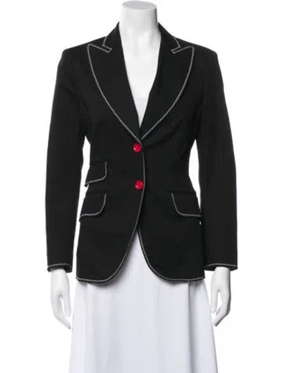 Pre-owned Moschino Cheap And Chic Vintage 2000's Blazer In Black