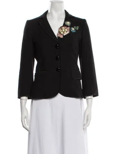 Pre-owned Moschino Cheap And Chic Vintage 2000's Blazer In Black