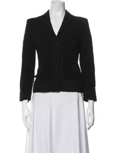Pre-owned Moschino Cheap And Chic Vintage 2000's Blazer In Black