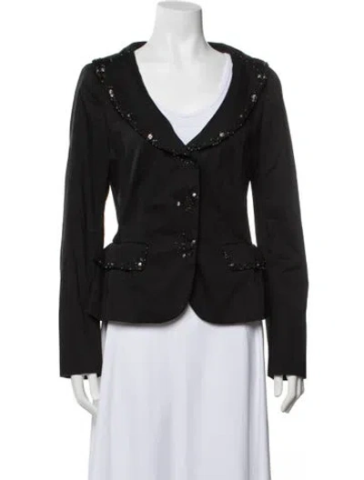 Pre-owned Moschino Cheap And Chic Vintage 2000's Blazer In Black