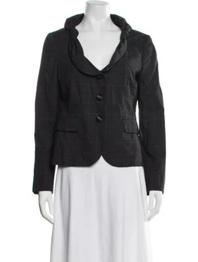 Pre-owned Moschino Cheap And Chic Vintage 2000's Blazer In Gray