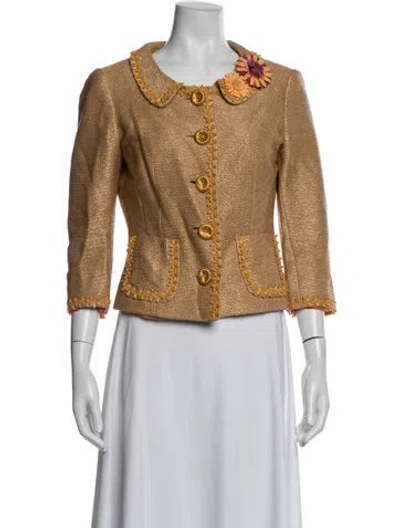 Pre-owned Moschino Cheap And Chic Vintage 2000's Blazer In Neutrals