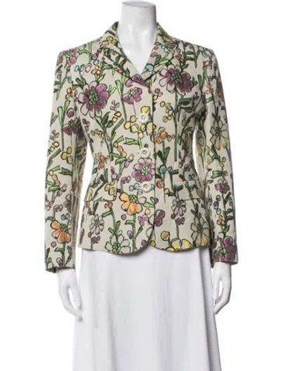 Pre-owned Moschino Cheap And Chic Vintage 2000's Blazer In Neutrals