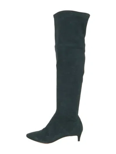 Pre-owned Moschino Cheap And Chic Vintage 2000's Boots In Green