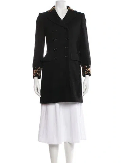 Pre-owned Moschino Cheap And Chic Vintage 2000's Coat In Black