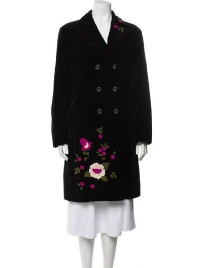 Pre-owned Moschino Cheap And Chic Vintage 2000's Coat In Black