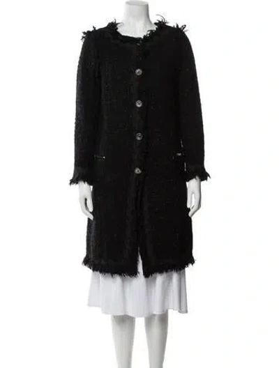Pre-owned Moschino Cheap And Chic Vintage 2000's Coat In Black