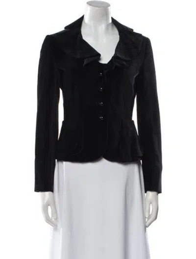 Pre-owned Moschino Cheap And Chic Vintage 2000's Evening Jacket In Black