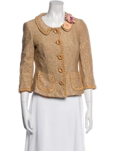 Pre-owned Moschino Cheap And Chic Vintage 2000's Evening Jacket In Neutral