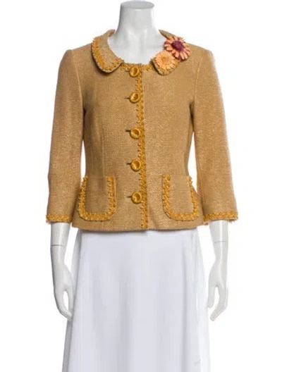 Pre-owned Moschino Cheap And Chic Vintage 2000's Evening Jacket In Neutral