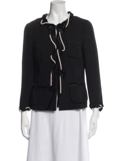 Pre-owned Moschino Cheap And Chic Vintage 2000's Jacket In Black