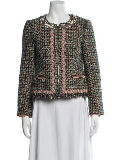 Pre-owned Moschino Cheap And Chic Vintage 2000's Jacket In Green