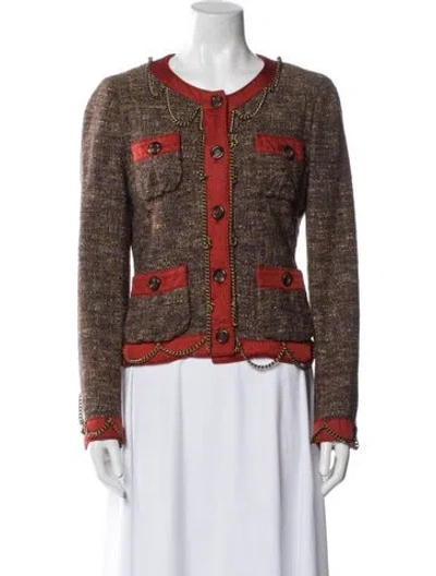 Pre-owned Moschino Cheap And Chic Vintage 2000's Jacket In Multi