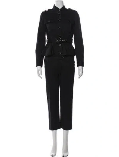 Pre-owned Moschino Cheap And Chic Vintage 2000's Pantsuit In Black