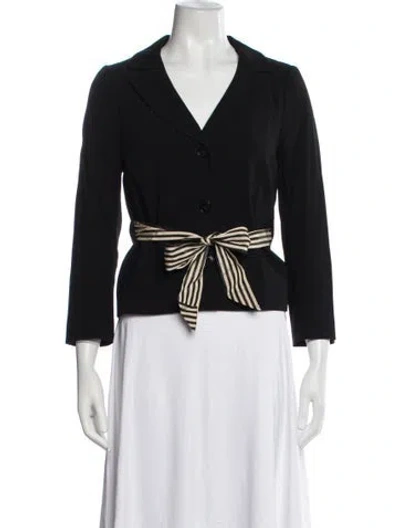 Pre-owned Moschino Cheap And Chic Vintage 2010's Blazer In Black