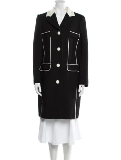 Pre-owned Moschino Cheap And Chic Vintage 2010's Coat In Black