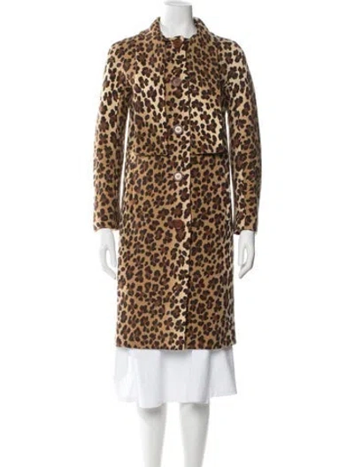Pre-owned Moschino Cheap And Chic Vintage 2010's Coat In Brown