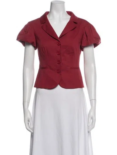 Pre-owned Moschino Cheap And Chic Vintage Blazer In Red