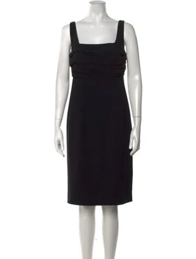 Pre-owned Moschino Cheap And Chic Vintage Knee-length Dress In Black