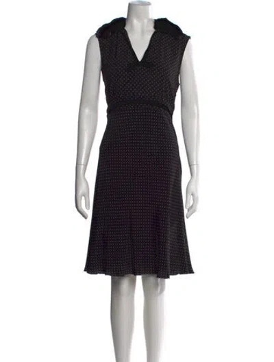 Pre-owned Moschino Cheap And Chic Vintage Knee-length Dress In Black