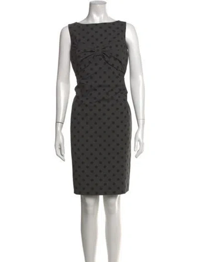 Pre-owned Moschino Cheap And Chic Vintage Knee-length Dress In Grey