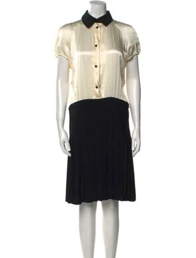 Pre-owned Moschino Cheap And Chic Vintage Knee-length Dress In Multi