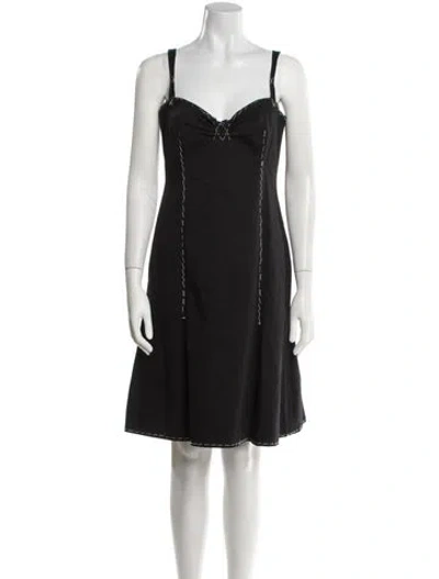 Pre-owned Moschino Cheap And Chic Vintage Knee-length Dress In Multi