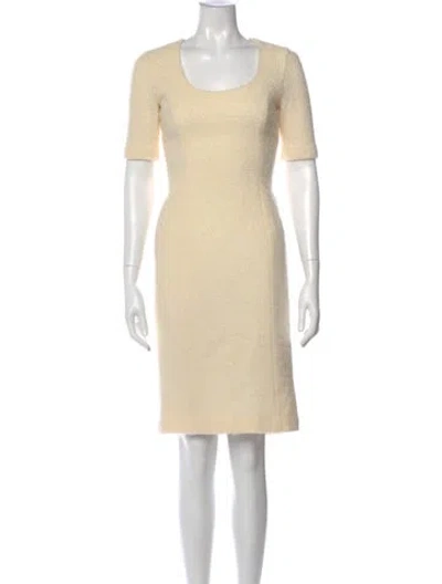 Pre-owned Moschino Cheap And Chic Vintage Knee-length Dress In Neutral